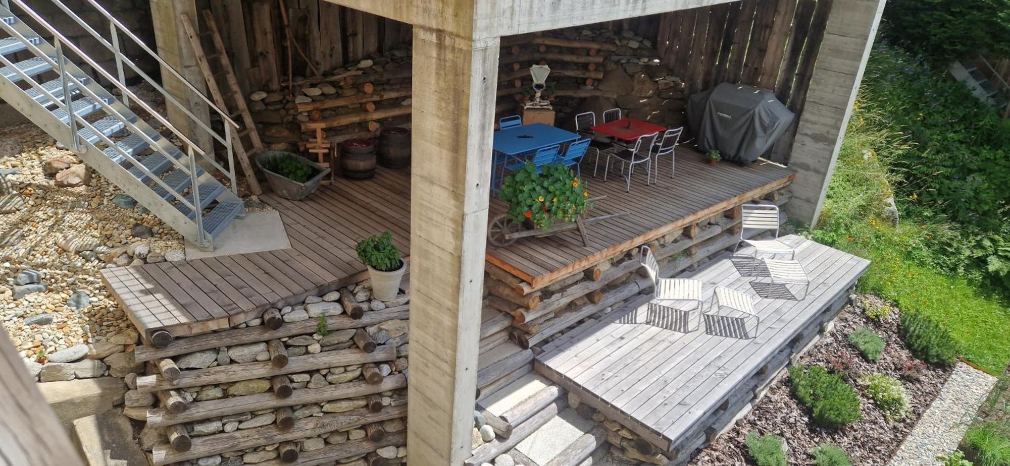 Nostalgie Bed & Breakfast Chraemerhus Curaglia Exterior foto